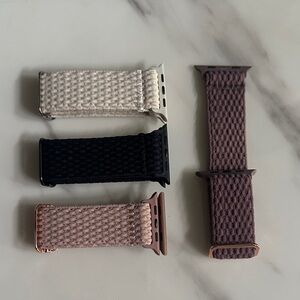 NEW** Set of 4 Apple Woven Watch Bands